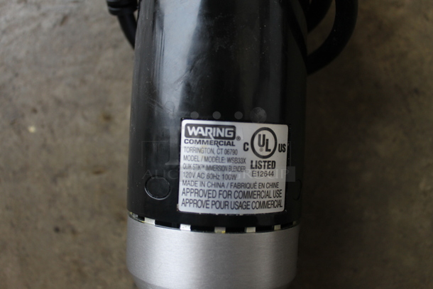 Waring WSB33X Metal Immersion Blender. 120 Volts, 1 Phase. Tested and Working! - Image 4 of 4