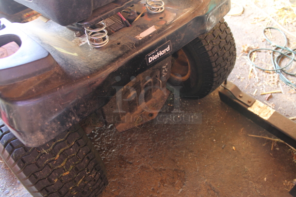 Craftsman Riding Lawn Mower w/ Metal Trailer. BUYER MUST REMOVE. (shed #3) - Image 7 of 7