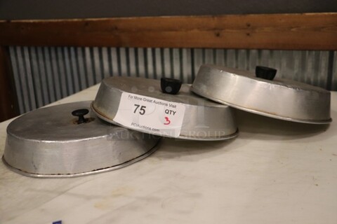 Misc Aluminum Lids

QTY 3  
