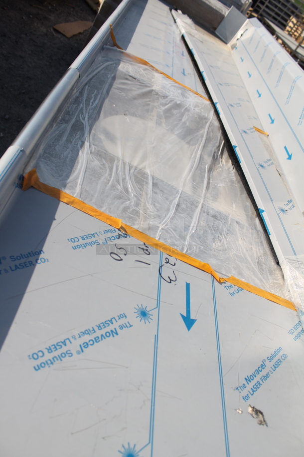 BRAND NEW! Stainless Steel Commercial Right Side Dirty Side Dish Table w/ Back Splash and Under Shelf. Bay 24x21.5 - Image 2 of 6