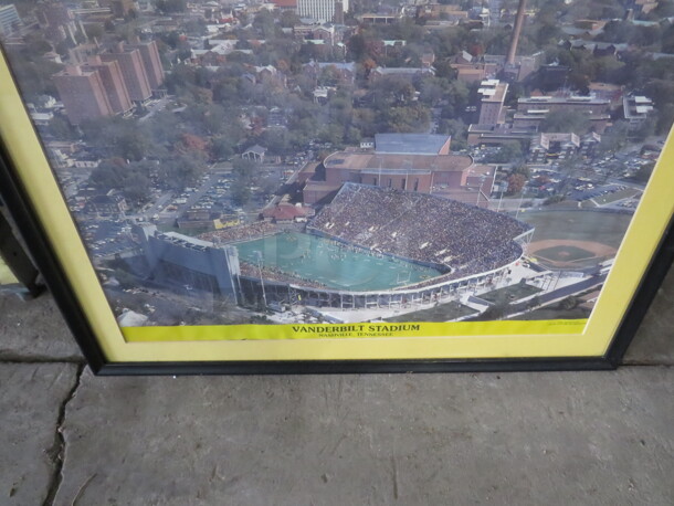 One Framed Picture Of Vanderbilt Stadium. 26X20 - Image 2 of 2