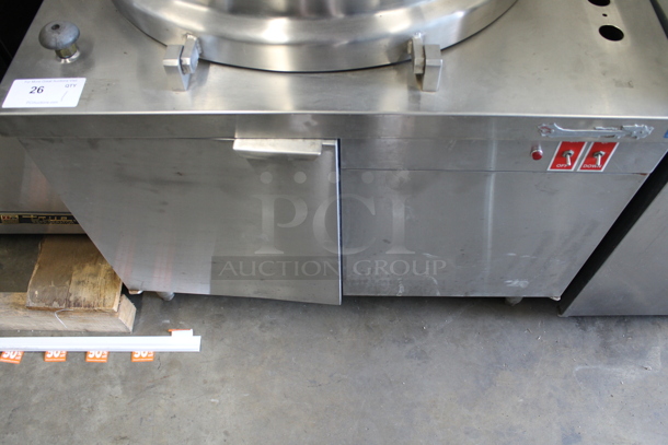 Vulcan Hart VDMT-40 Stainless Steel Commercial Floor Style Direct Steam Powered Steam Kettle. - Image 2 of 8