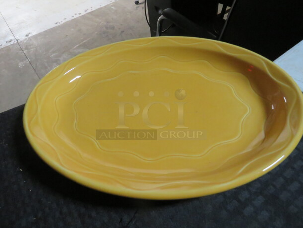 One 13.5X10.5 Oval Plate.