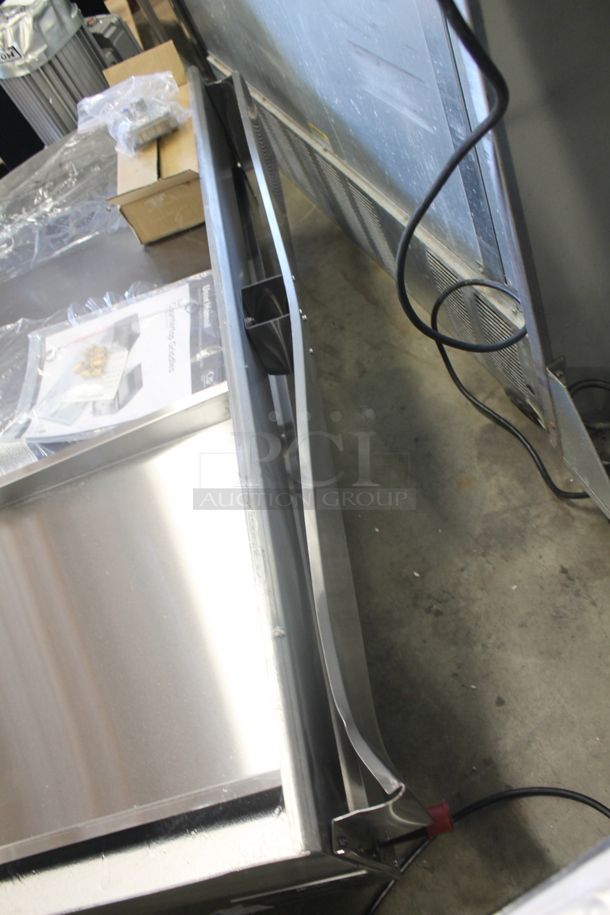 BRAND NEW SCRATCH AND DENT! CPG 351GTCPG Cooking Performance Group Commercial Stainless Steel Natural Gas 48" Countertop Griddle on Galvanized Legs. 120,000 BTU.   - Image 8 of 9