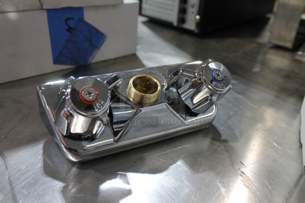 4 BRAND NEW IN BOX! 600FW44GLL Stainless Steel Faucet w/ Handles. 4 Times Your Bid! - Image 3 of 4
