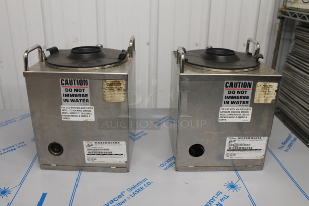 2 Curtis GEM3IF419-001 AND GEM3IF419-003 Commercial Stainless Steel Countertop Coffee Maker/Dispenser. 120V, 1 Phase. 2 Times Your Bid!  - Image 4 of 10