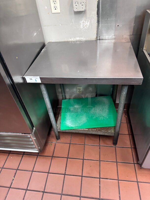 Clean! Commercial Stainless Steel Work Prep Table 30 inch wide  NSF  - Image 2 of 4