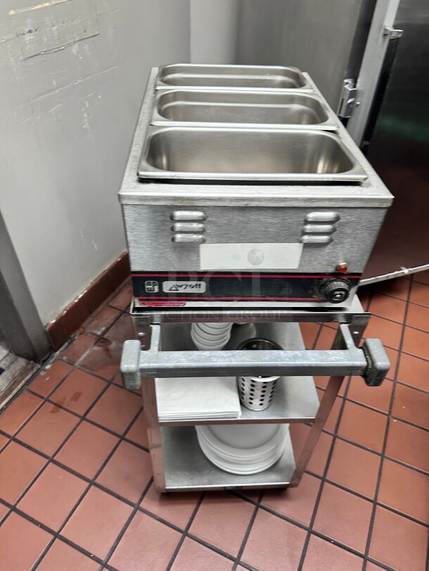 Working! APW W-3VI Countertop Food Warmer - Wet w/ (1) Full Size Pan Wells, 120v NSF Tested and Working! - Image 9 of 9