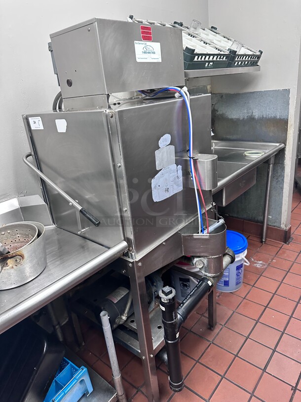 Working! ADS CMA Commercial Pass Through Upright Dishwasher 115 Volt NSF Tested and Working! - Image 2 of 9