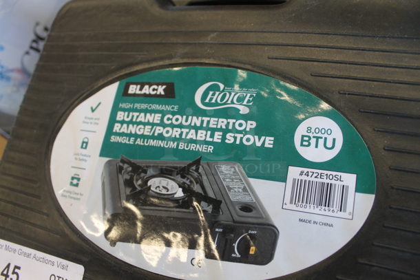 BRAND NEW SCRATCH AND DENT! Choice BDZ153 Butane Countertop Range/Portable Stove With Single Aluminum Burner. Tested And Working! - Image 2 of 8
