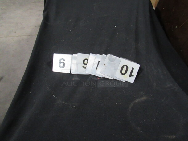 One Lot Of SS Table/Order Numbers. - Image 1 of 1