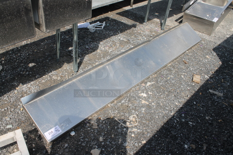 Stainless Steel Wall Mount Shelf.