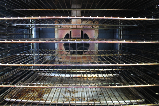 2 Vulcan SG4D-1 Stainless Steel Commercial Natural Gas Powered Full Size Convection Ovens w/ View Through Doors, Metal Oven Racks and Thermostatic Controls. 2 Times Your Bid! - Image 3 of 6
