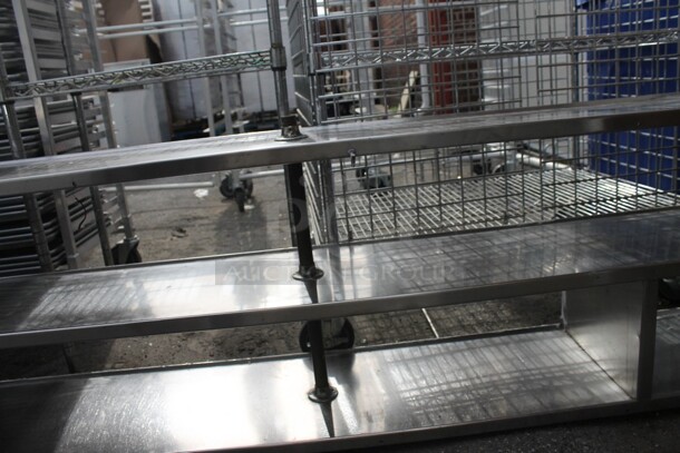 Stainless Steel Commercial 3 Tier Over Shelf. - Image 3 of 4