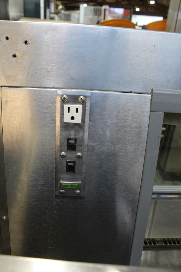 Metal Commercial Floor Style Deli Display Case Merchandiser. Tested and Powers On But Does Not Get Cold - Image 3 of 3
