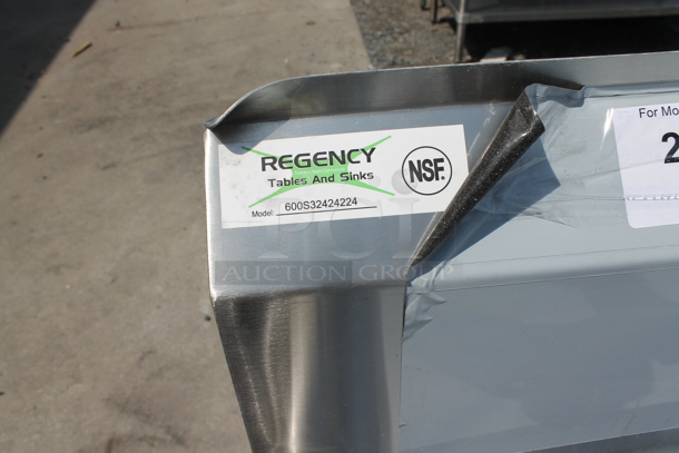 BRAND NEW SCRATCH AND DENT! Regency 600S32424224 124" 16-Gauge Stainless Steel Three Compartment Commercial Sink with 2 Drainboards. Bays 24x24x12. Drain Boards 22x26x1 - Image 3 of 9