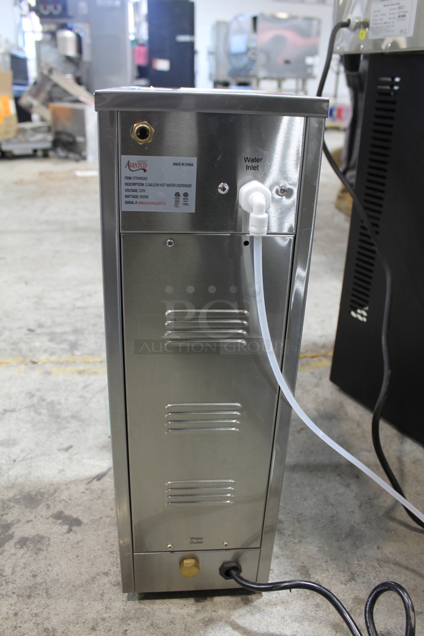 Avantco 177HWDA2 Stainless Steel Commercial Countertop 2 Gallon Hot Water Dispenser. 120 Volts, 1 Phase.  - Image 5 of 6