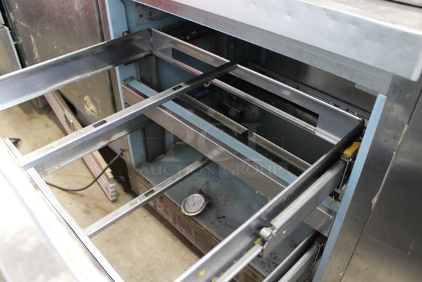 2015 Delfield D4432N-12M Stainless Steel Commercial Sandwich Salad Prep Table Bain Marie Mega Top w/ 2 Drawers. 115 Volts, 1 Phase. Tested and Working! - Image 6 of 6