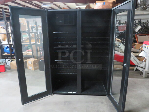One Awesome Wine Enthusiast 2 Door Wine Cellar With 20 Racks. #KW-800B. 115 Volt. 49.5X26X70.5 - Image 2 of 2