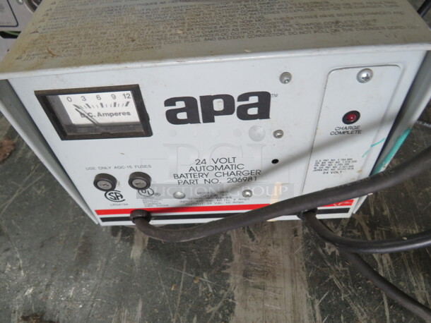 One APA 24 Volt Charger. #206981 - Image 1 of 1