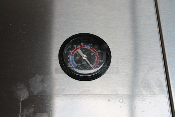 2015 True TG1R-1S ENERGY STAR Stainless Steel Commercial Single Door Reach In Cooler w/ Poly Coated Racks on Commercial Casters. 115 Volts, 1 Phase. Tested and Working! - Image 2 of 6