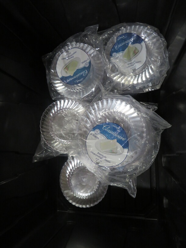 One Lot Of Assorted Plastic Plates. - Image 1 of 1