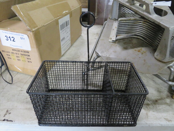One Lot Of Black Wire Table Top Condiment Organizers.