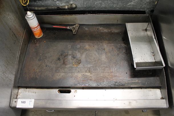 Star Stainless Steel Commercial Countertop Natural Gas Powered Flat Top Griddle. - Image 2 of 5