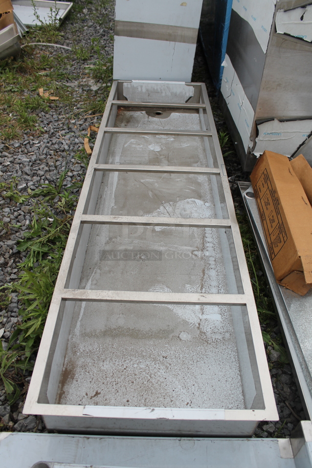 BRAND NEW SCRATCH AND DENT! Stainless Steel Commercial Ice Bin Drop In. - Image 2 of 4