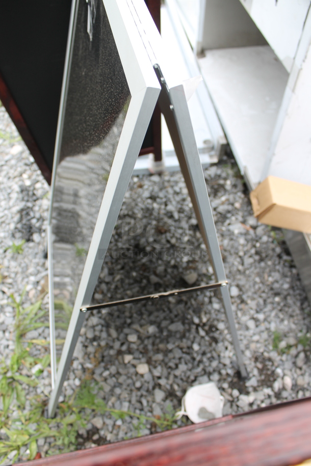 3 BRAND NEW SCRATCH AND DENT! A Frame Sidewalk Signs. 3 Times Your Bid! - Image 6 of 6