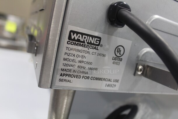 NEW! Waring Model WPO500 Commercial Stainless Steel Countertop Pizza Oven. 27x25x15.5. 120V/60Hz.  - Image 4 of 6