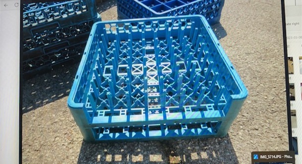 Blue Dishwasher Rack. 2XBID - Image 1 of 1