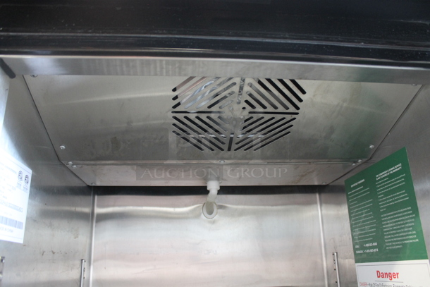 2020 Atosa MCF8725GR Metal Commercial Single Door Reach In Cooler Merchandiser w/ Poly Coated Racks. 115 Volts, 1 Phase. Tested and Powers On But Does Not Get Cold - Image 5 of 7