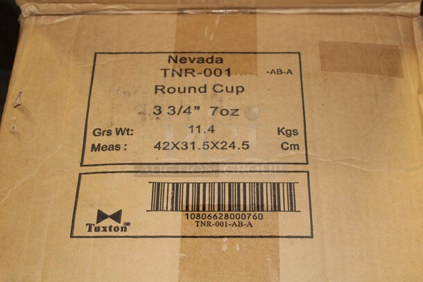 NEW IN BOX! 2 Boxes (36 Each) Tuxton Nevada 7oz Cups. 72X Your Bid!  - Image 2 of 2
