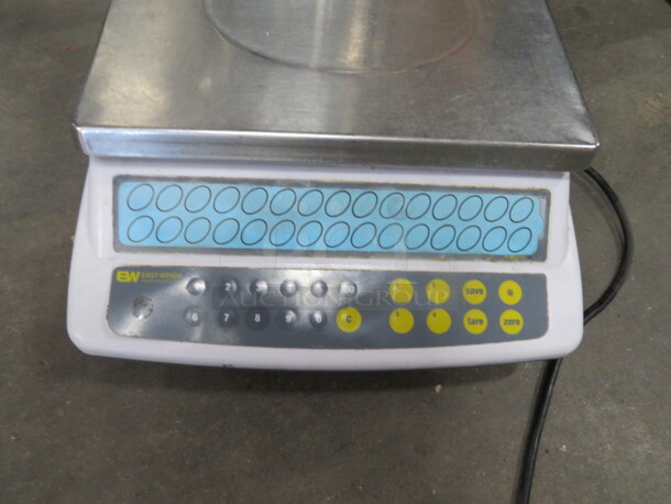 One Easy Weigh 60lb Scale. #CK-P60t. Needs A Battery. - Image 3 of 3