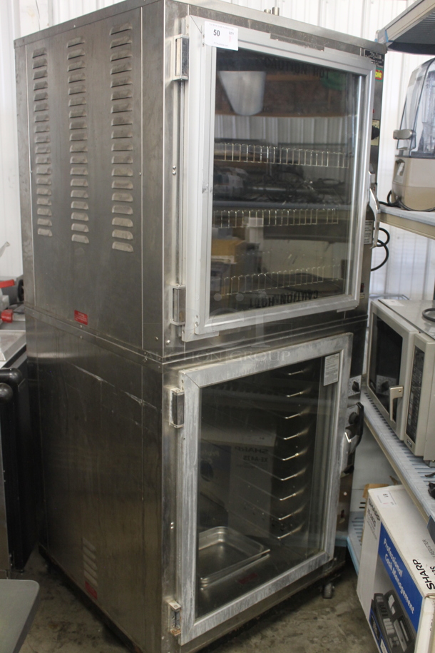 DeLuxe CR-2-3S Stainless Steel Commercial Bakery Oven Proofer on Commercial Casters. 120/208 Volts, 3 Phase.  - Image 2 of 8