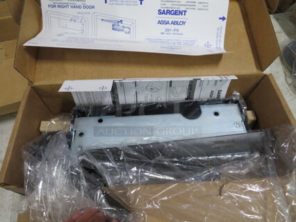 One Assa Abloy Power Glide Closer. #281-P6. 