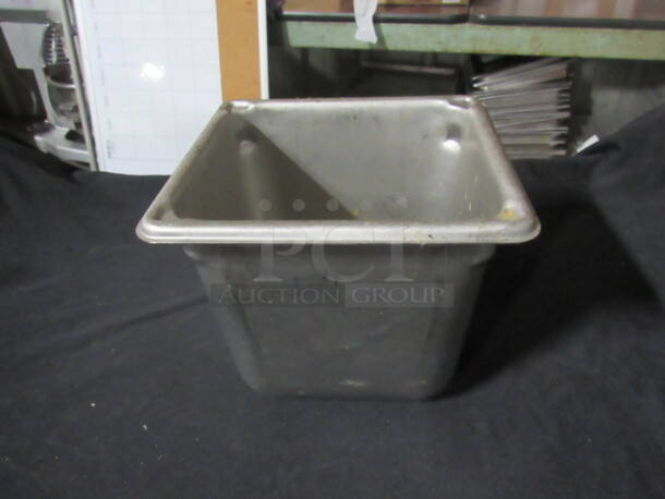 1/6 Size Long 6 Inch Deep  Hotel Pan. 3XBID.  - Image 1 of 1