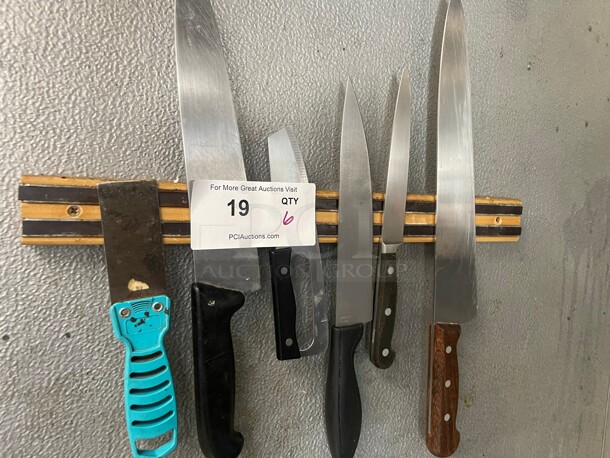 Assorted Commercial Cutting Knife NSF Comes With Magnetic Holder - Image 3 of 7