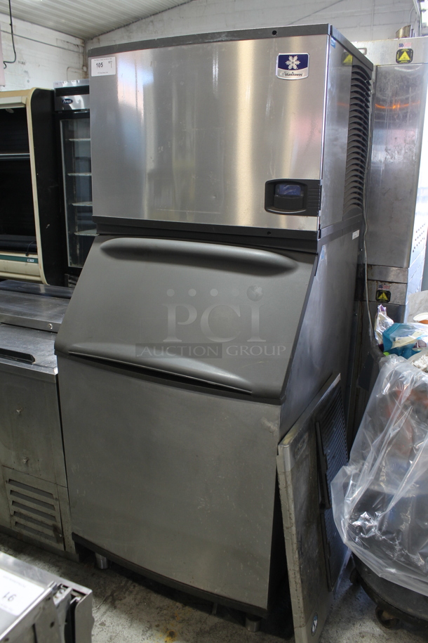Manitowoc IY0606W-261 Stainless Steel Commercial Ice Machine Head on Manitowoc B570 Commercial Ice Bin. 208-230 Volts, 1 Phase. - Image 1 of 8