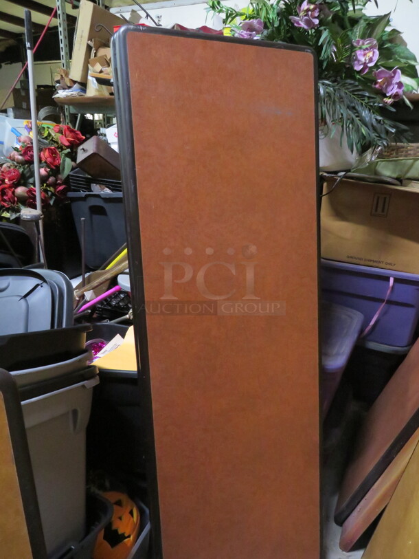 One Brown Laminate Tabletop. 72X24X29 - Image 1 of 1