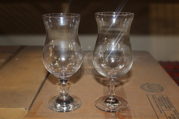 NEW IN BOX! 2 Boxes (24 Count Each) 1 Box Of Anchor Hocking 10 oz Excellency Poco Glasses And 1 Box Anchor Hocking 10.5oz Poco Glasses. 48X Your Bid!  - Image 1 of 3