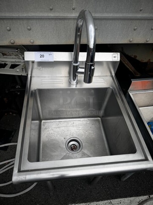 TRINITY Stainless Steel Single Compartment Sink 21X23X34  - Image 2 of 5