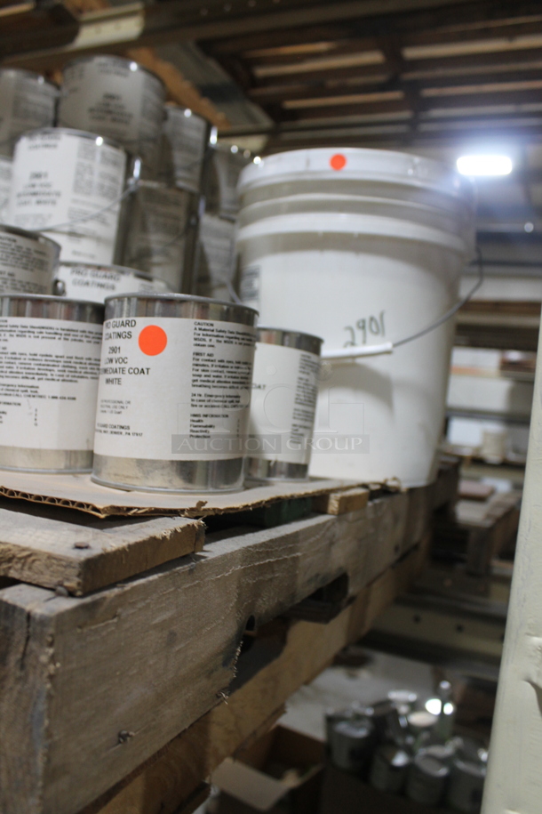 ALL ONE MONEY! TWO PALLET LOT of Various Items Including Low Voc Intermediate Coat White. BUYER MUST REMOVE. - Image 3 of 3