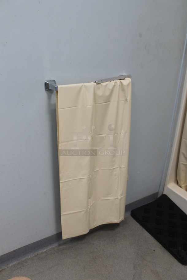 ALL ONE MONEY! ROOM LOT of Various Items Including Trash Can, Grab Bars, Toilets, Stalls, Lockers and Mirror. BUYER MUST REMOVE. - Image 7 of 12