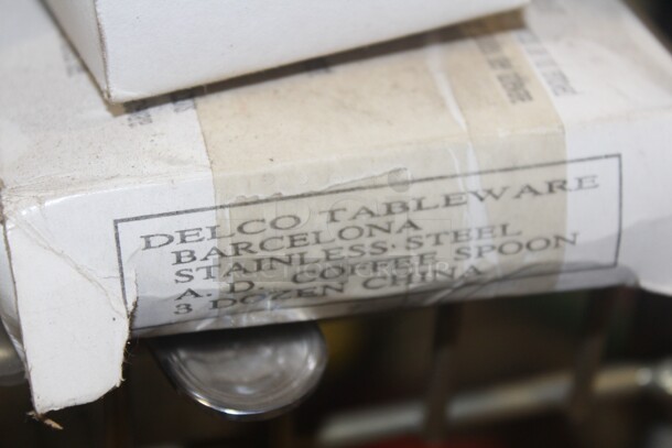 NEW IN BOX! 7 Boxes Miscellaneous Oneida/Delco Barcelona Silverare. 7X Your Bid!  - Image 3 of 4