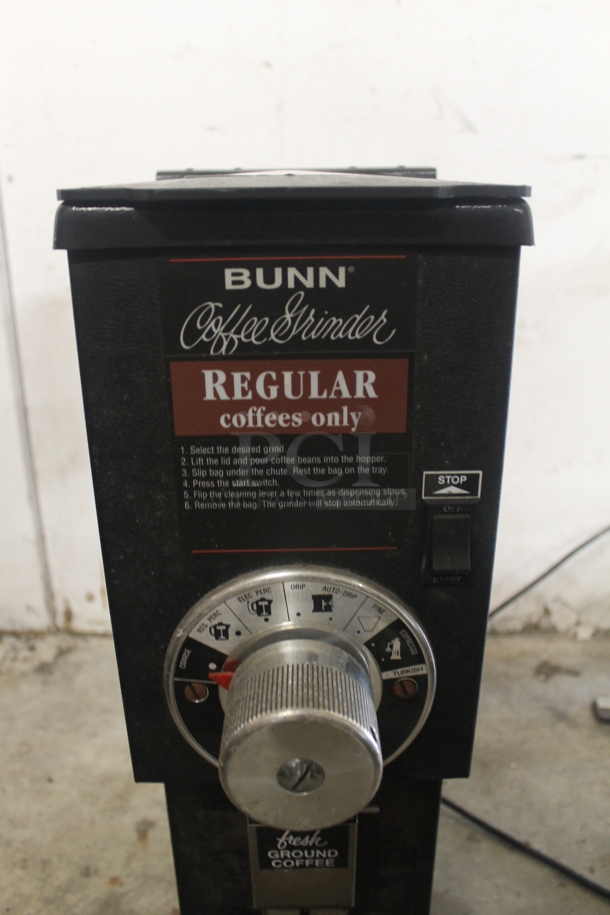 Bunn G2 HD Metal Commercial Countertop Coffee Bean Grinder. 120 Volts, 1 Phase. Tested and Working!
 - Image 4 of 5