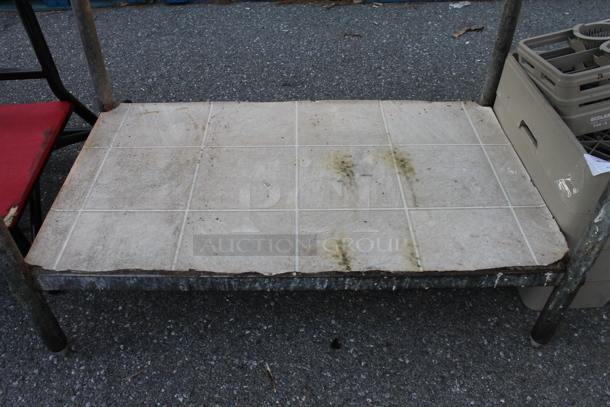 Stainless Steel Table w/ Back Splash and Under Shelf. - Image 3 of 4