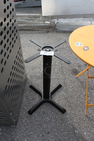 Black Metal Table Base.