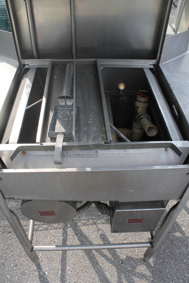 Jackson Tempstar Stainless Steel Commercial Straight Pass Through Dishwasher w/ Left Side Clean Side Dishwasher Table and Right Side Dirty Side Dishwasher Table. 208-230 Volts, 1 Phase. - Image 5 of 10